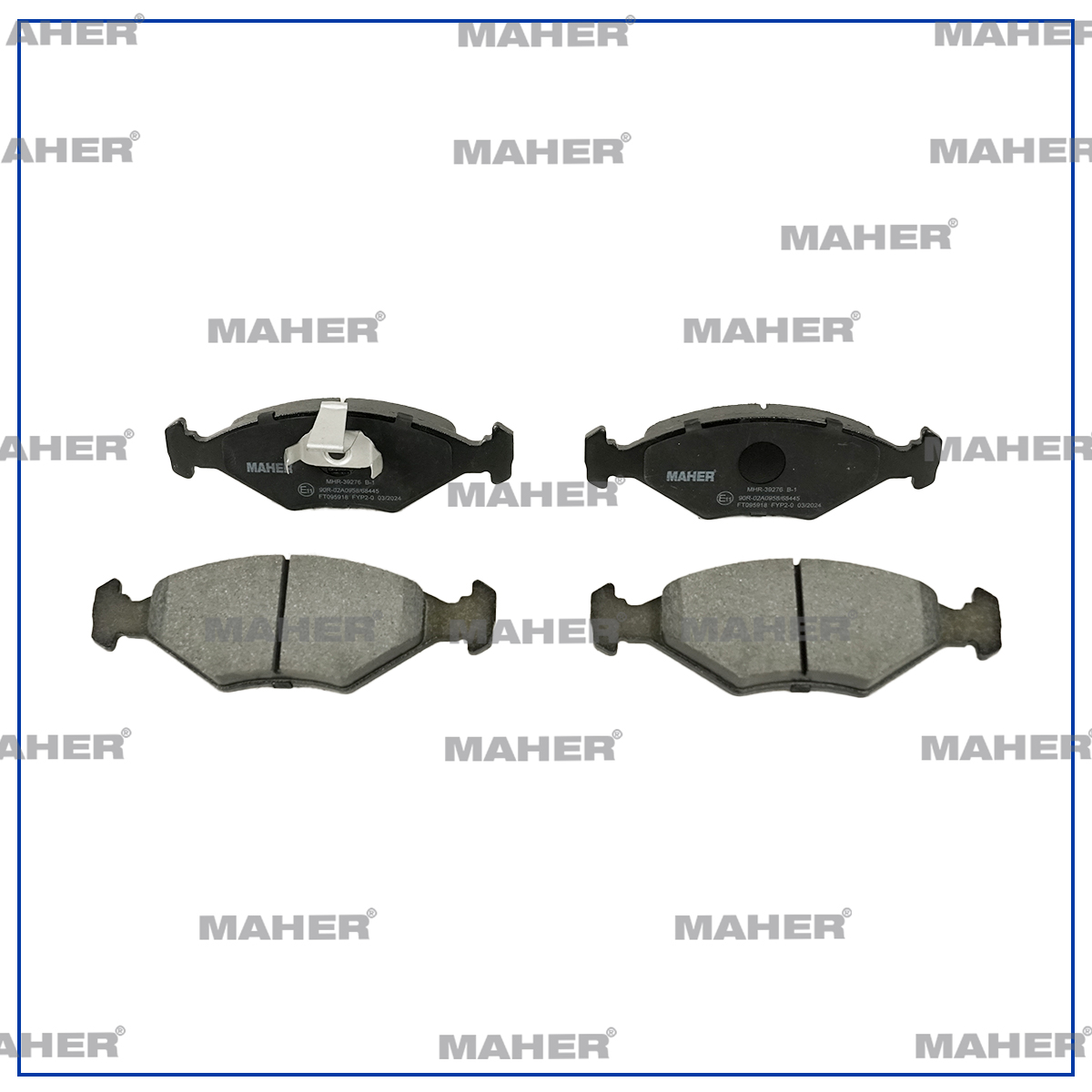 Fiat Palio Ön Fren Balata OEM 55170758 Fiat Palio Ön Fren Balata OEM 55170758